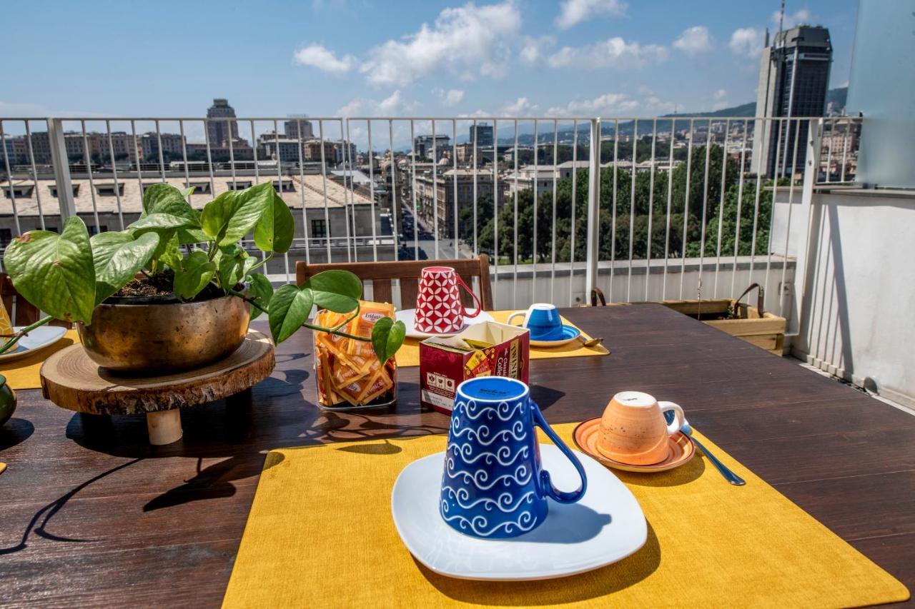 Appartamento Attico Luxury Con Parcheggio E Terrazza Vista Mozzafiato Genova Esterno foto