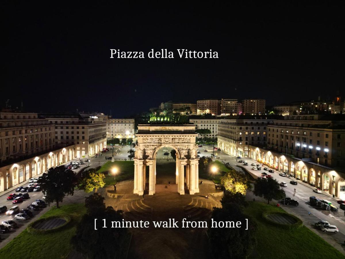 Appartamento Attico Luxury Con Parcheggio E Terrazza Vista Mozzafiato Genova Esterno foto