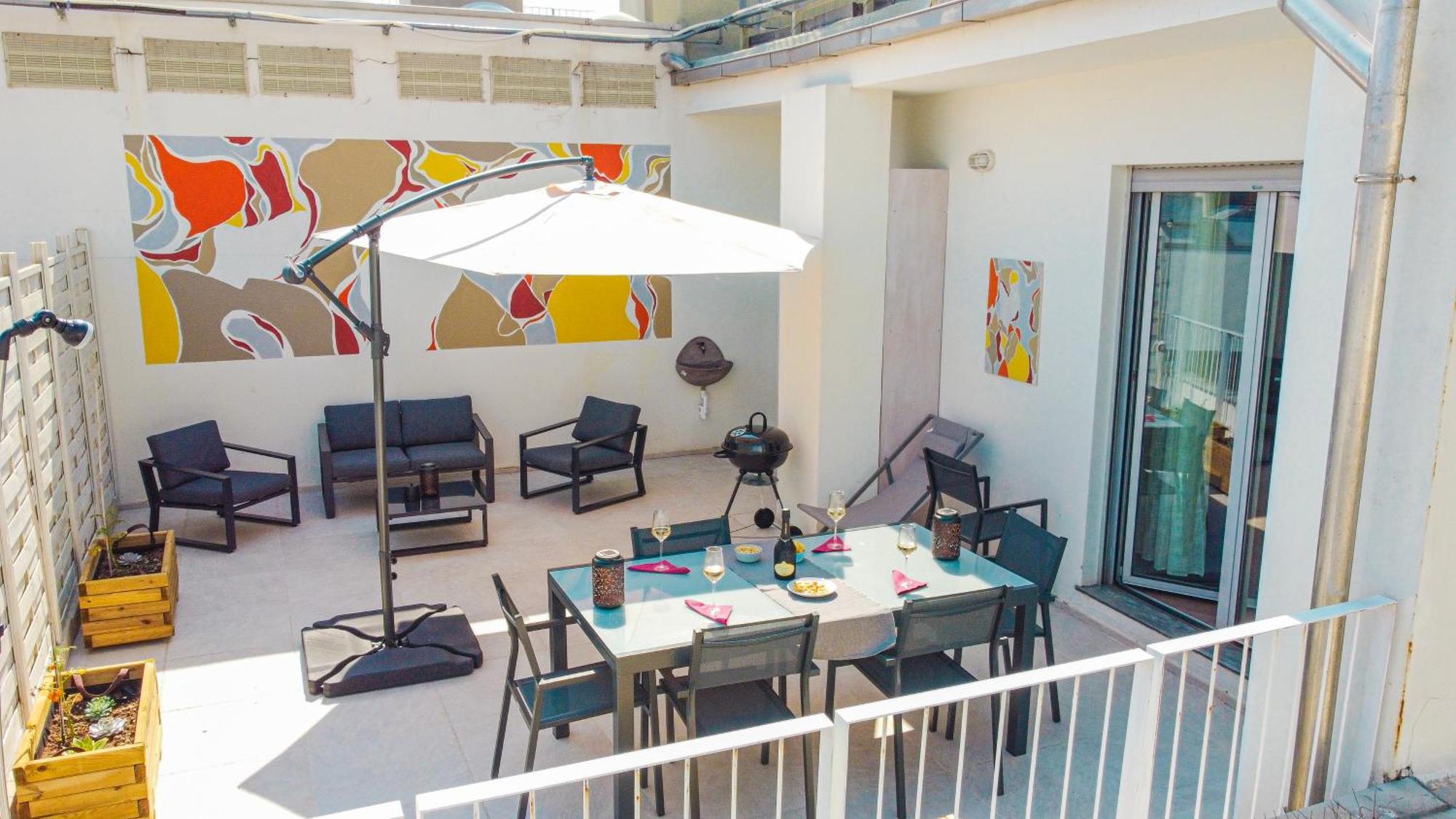 Appartamento Attico Luxury Con Parcheggio E Terrazza Vista Mozzafiato Genova Camera foto