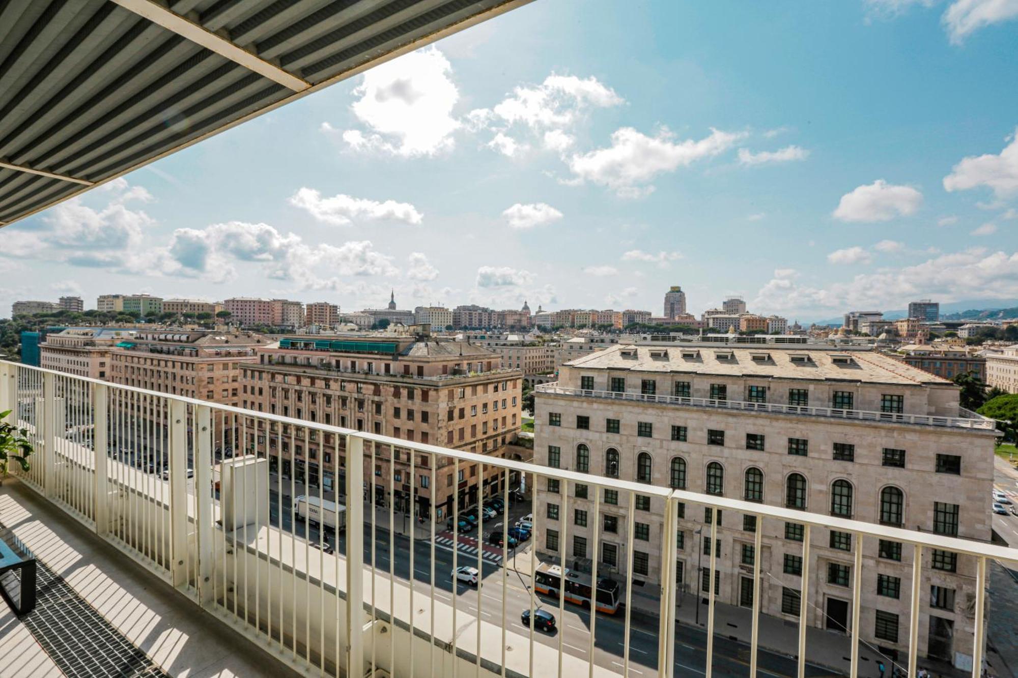 Appartamento Attico Luxury Con Parcheggio E Terrazza Vista Mozzafiato Genova Esterno foto