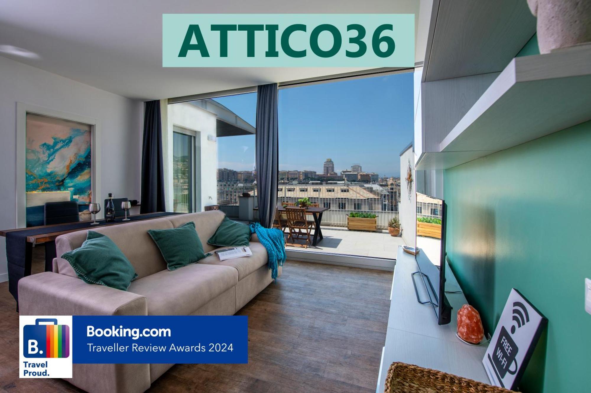 Appartamento Attico Luxury Con Parcheggio E Terrazza Vista Mozzafiato Genova Esterno foto