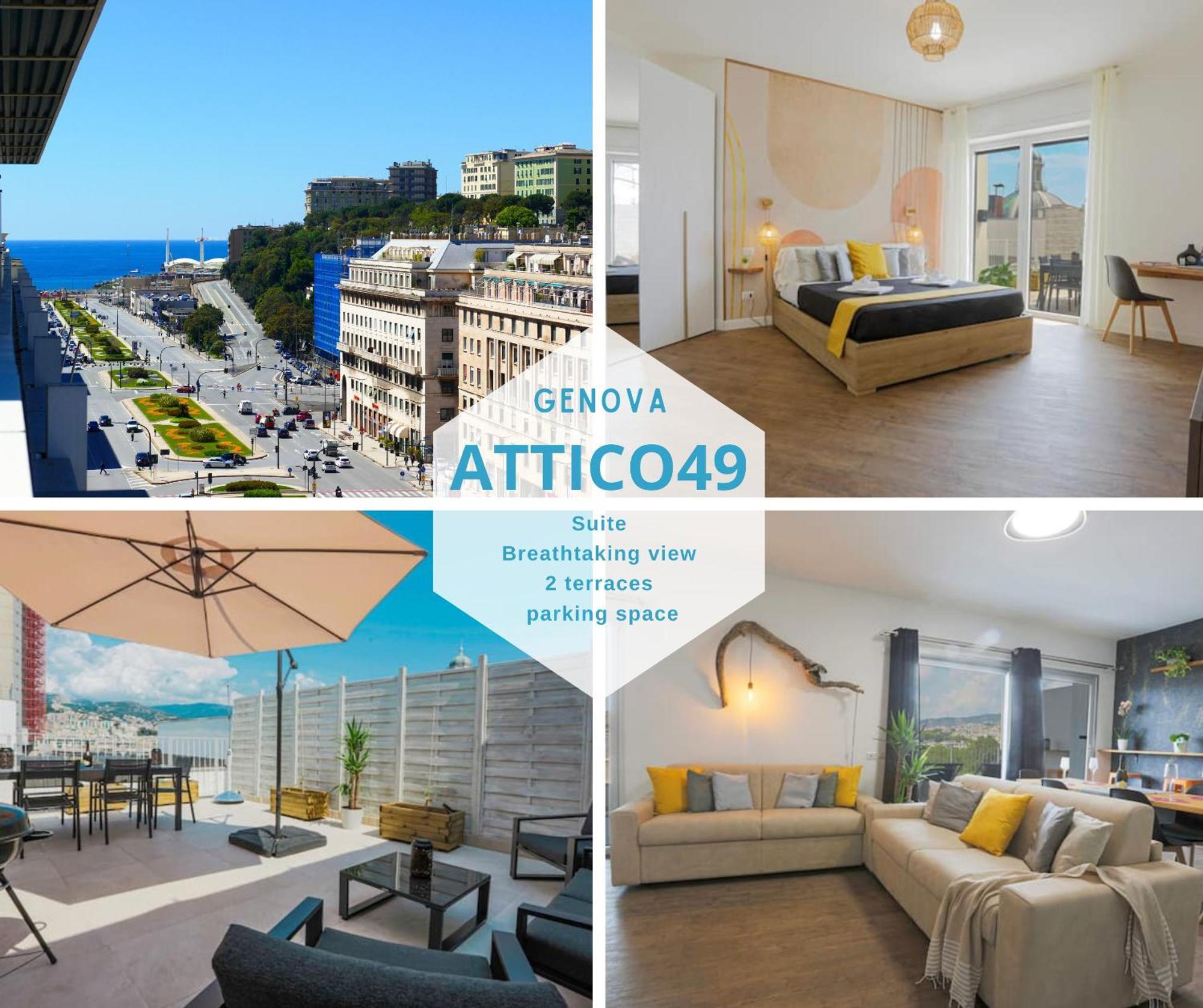 Appartamento Attico Luxury Con Parcheggio E Terrazza Vista Mozzafiato Genova Esterno foto
